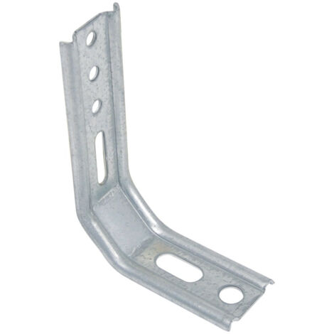 Équerre nervurée pan coupé 70x85mm galvanisé - TORBEL - 9925145