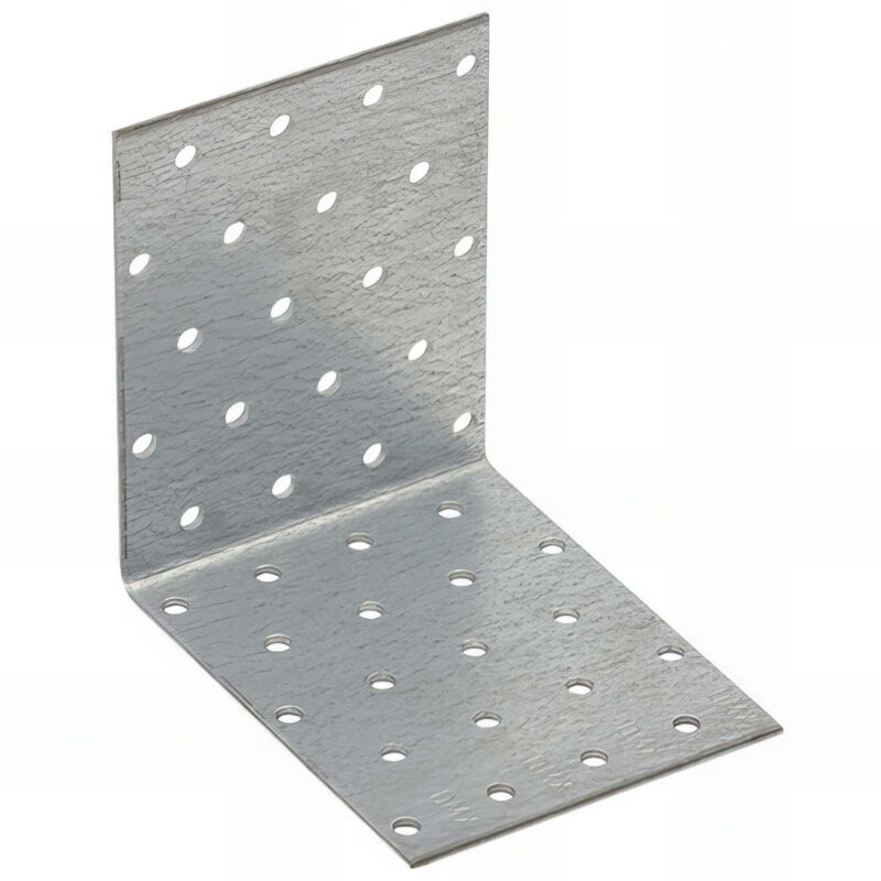 Fixtout - querre perforée galvanisée - 100 x 100 x 80 x 2,0 mm