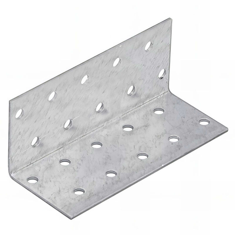 Querre perforée galvanisée - 40 x 40 x 100 x 2,0 mm