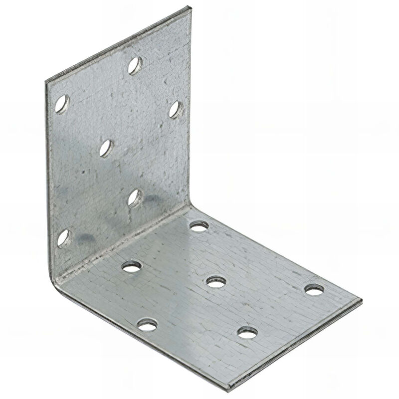 Querre perforée galvanisée - 60 x 60 x 50 x 2,0 mm