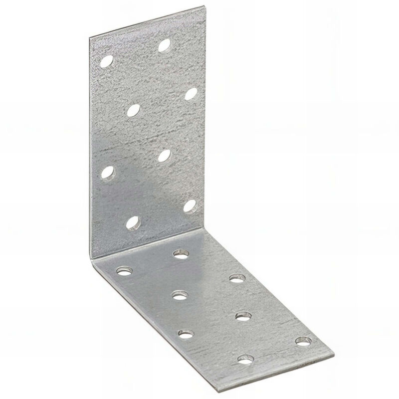 Querre perforée galvanisée - 80 x 80 x 40 x 2,0 mm