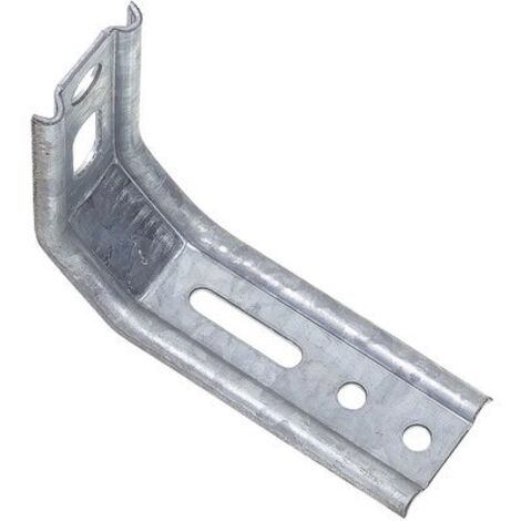 Torbel – Équerre de fixation en zinc 70 x 85 x 30 mm – Conception nervurée pour solidité accrue – Vendu à l'unité – Pour menuiserie