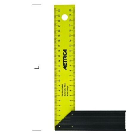 Équerre Professionnelle Menuisier 200 mm : Précision & Maniabilité
