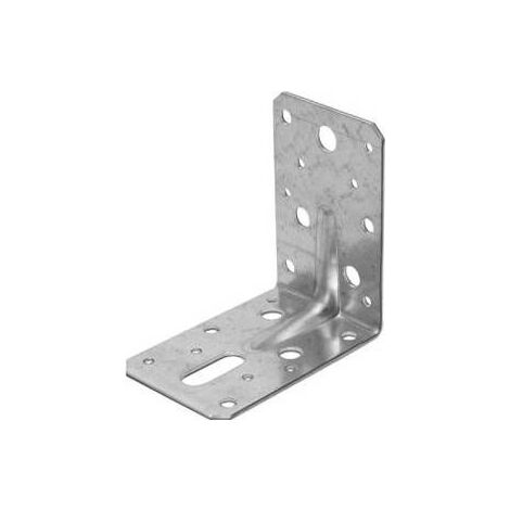 Équerre renforcée en acier inoxydable 90 x 90 x 60 mm - Par pièce
