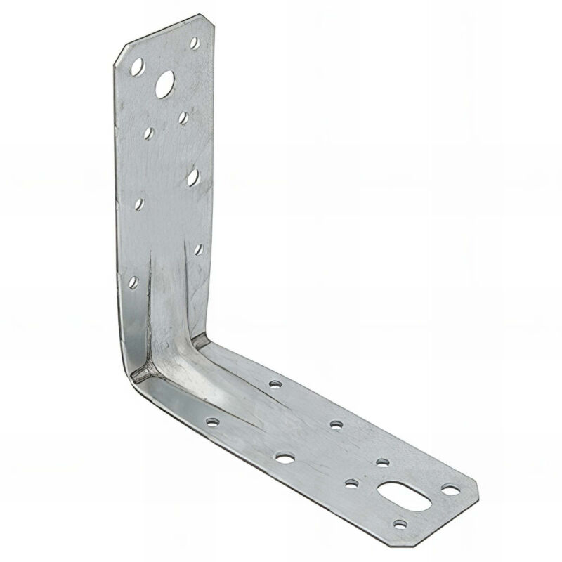 Fixtout - querre renforcée galvanisée - 128,5 x 128,5 x 45 x 2,5 mm