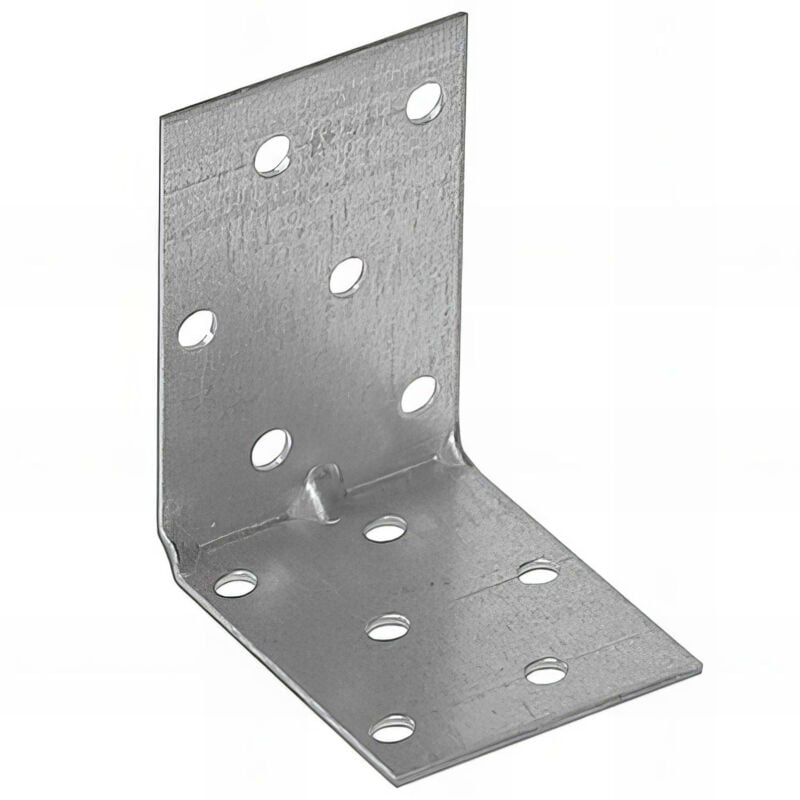 Fixtout - querre renforcée perforée galvanisée - 60 x 60 x 40 x 1,5 mm