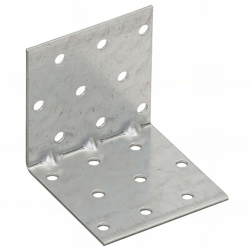 Fixtout - querre renforcée perforée galvanisée - 60 x 60 x 60 x 1,5 mm