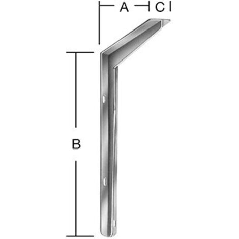 Equerre T-Profil 200 x 250 mm Nr. 156200ZF