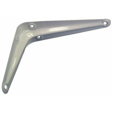 Equerre Tole Emboutie Laquee 350x400mm Blanc
