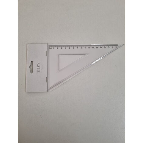 Equerre Transparente 60° - 17,5 cm - Dessin Précis