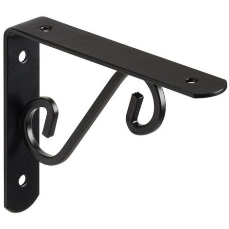 EQUERRE VOLUTE 11X14CM NOIR