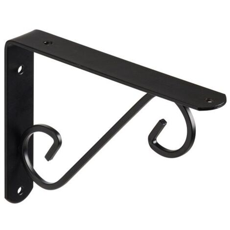 EQUERRE VOLUTE 14X19CM NOIR