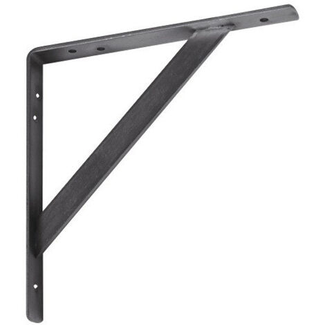 Equerre zinguée blanche renforcée 400 x 400 mm