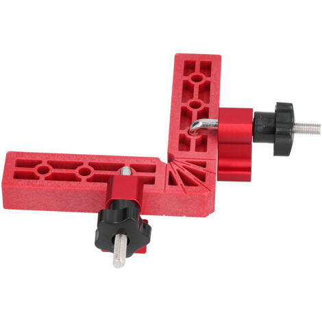 Équerres de fixation à angle droit pour assemblages de meubles, tiroirs et travaux de menuiserie précise.