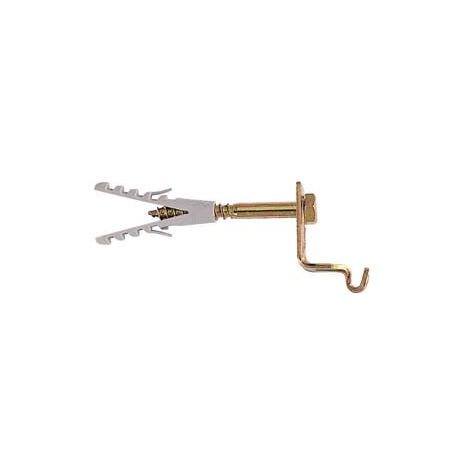 Equerres de fixation pour plaques radiantes "Tf" - TF 2 rainure 4 mm, cheville ø 10 mm