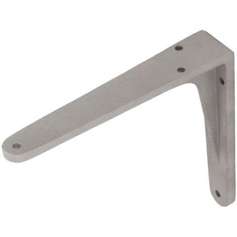 Équerres étagère aluminium argent Herakles 140 x 115 mm - Par