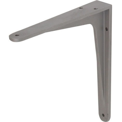 Équerres étagère aluminium argent Herakles 190 x 165 mm - Par