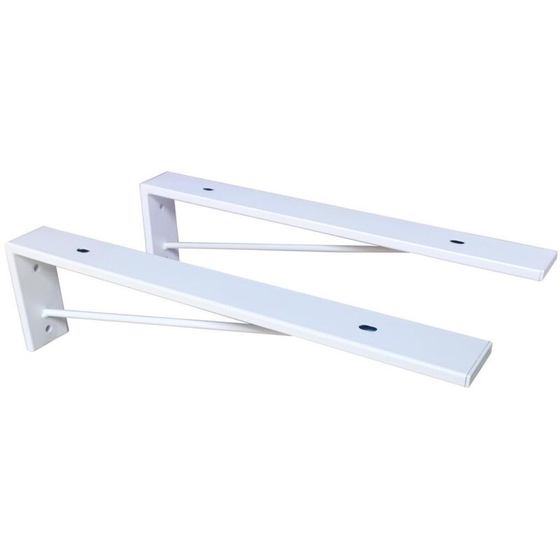 Lot de 2 équerres de fixation invisible pour plan de travail