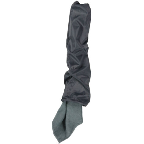 EQuest Toweltube, grau - Mikrofasertuch zur Pferdepflege