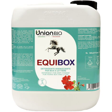 EQUIBOX detergente igienizzante naturale per box e lettiere 10 l