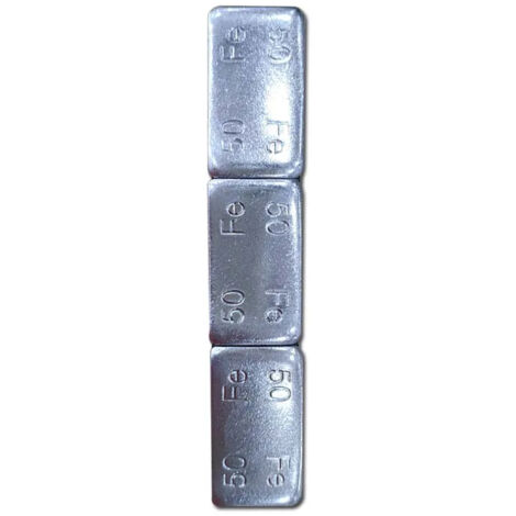 Equilibrador de neumáticos para coche, bloque de contrapeso metálico adhesivo, bloque de equilibrado de acero, 50 g x 3 piezas/1 pieza