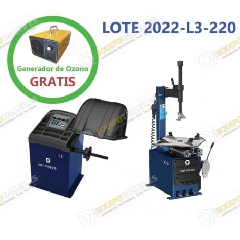 Equilibradora y desmontadora de neumáticos 220v