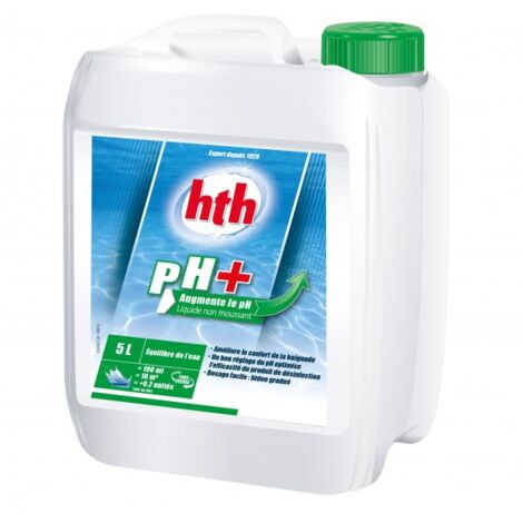 Equilibre de l'eau HTH - pH plus - Liquide 10L - L800845H1