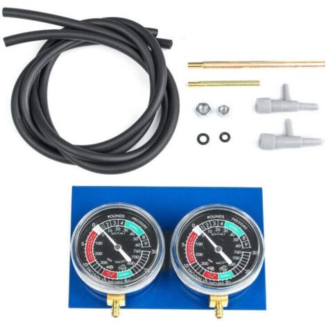 Équilibreur de jauge de vide de moto - Synchroniseur de carburateur -Outil d'équilibrage de synchroniseur de jauge de vide de carburateur de carburateur de moto Accessoires de moto Durable 2 cylindres