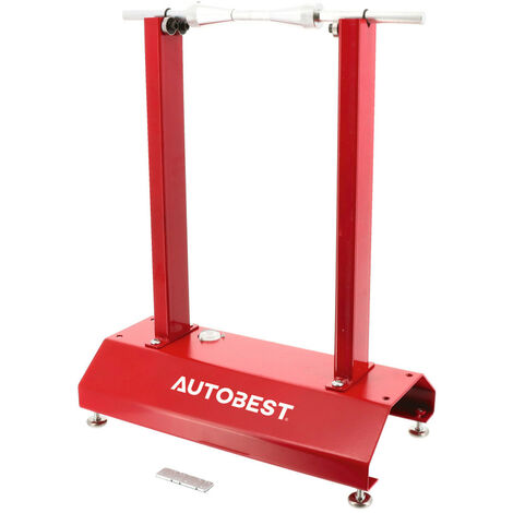 Autobest – Équilibreuse de roues de moto manuelle – Largeur 320 mm – Diamètre Ø740 mm – Cônes de centrage Ø17-29 mm – Outil du mécanicien