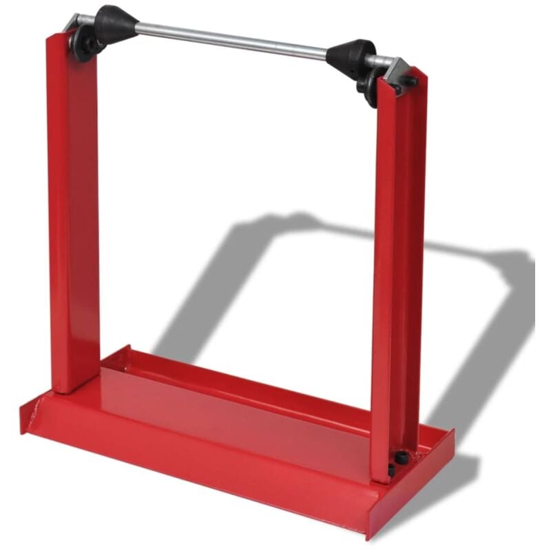 Vidaxl - Equilibreuse pour roue de moto professionnelle Rouge