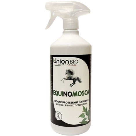 EQUINOMOSCA lozione naturale per cavalli profumo sgradito a mosche e tafani 1000 ml
