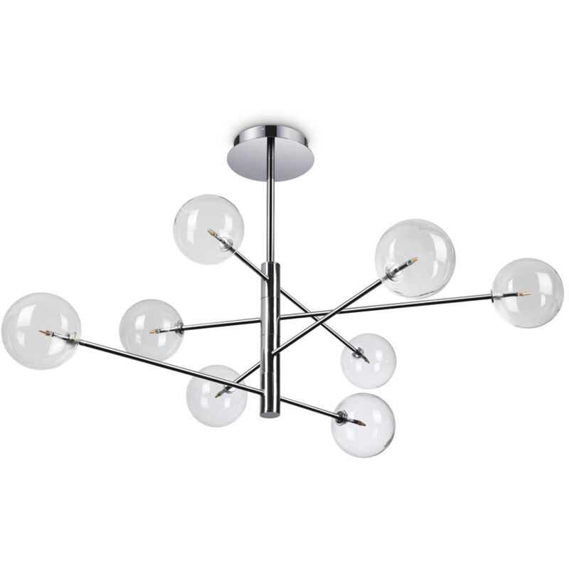 Ideal Lux Lampada A Sospensione Equinoxe Sp8 Cromo