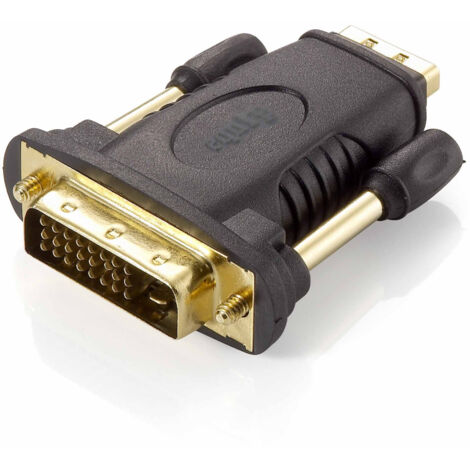Equip 118908 changeur de genre de câble DVI (24+1) HDMI A Noir
