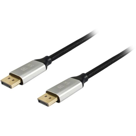 Equip 119265 câble DisplayPort 5 m Aluminium, Noir