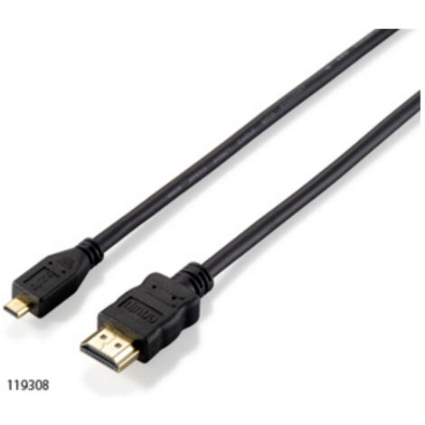 Equip 119308 cable HDMI 2 m HDMI tipo A (Estándar) HDMI tipo D (Micro) Negro