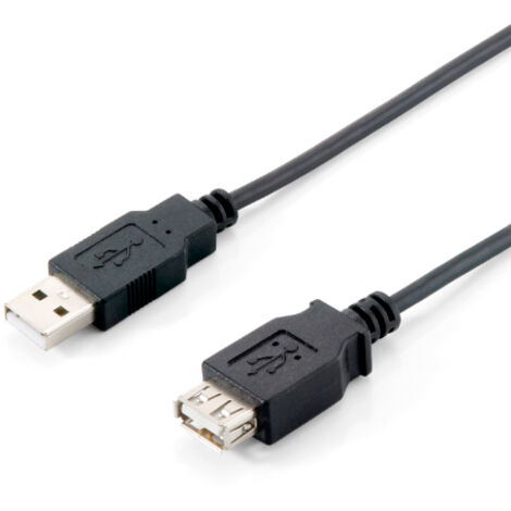 Equip 128850 - Cable USB (2.0, USB A, USB A, Negro)