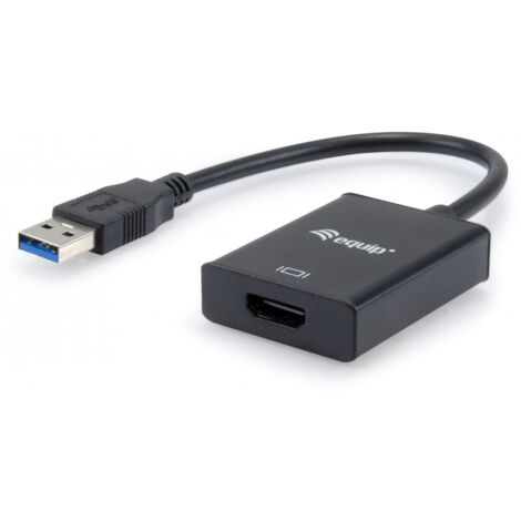 Equip 133385 adaptateur graphique USB 1920 x 1080 pixels Noir