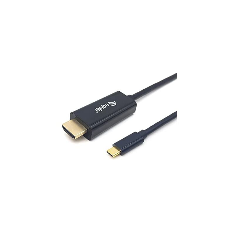 Equip - 133412 adaptateur de câble de vidéo 2 m usb Type c hdmi type a (Standard) Noir