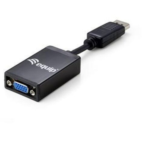 Equip 133435 câble vidéo et adaptateur 0,15 m DisplayPort VGA Noir