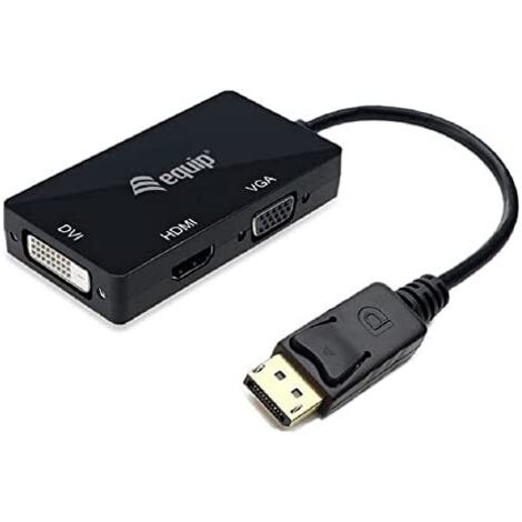 equip 133441 Video-Kabel schwarz 0,24 m