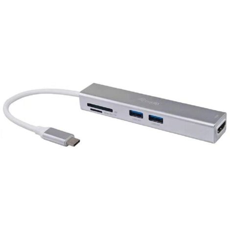 equip 133480 station d'accueil argent USB 3.2