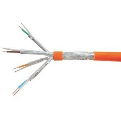 equip 187321 câble ethernet Cat7 100 mètres orange