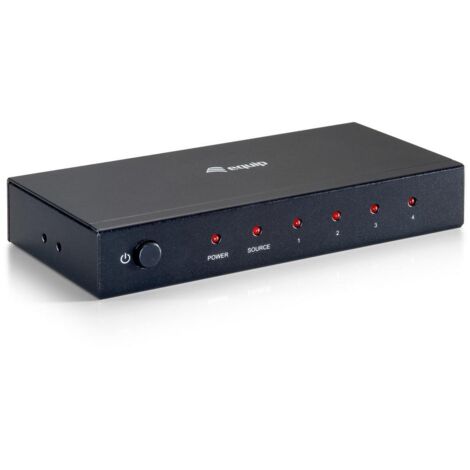 Equip 332714 ripartitore HDMI nero 4 porte