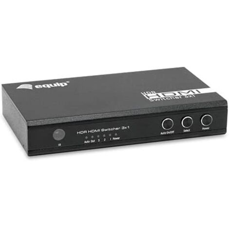 Equip 332725 HDMI-Videokommutator schwarz 4K