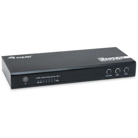 equip 332726 commutateur HDMI noir 4K Ultra HD