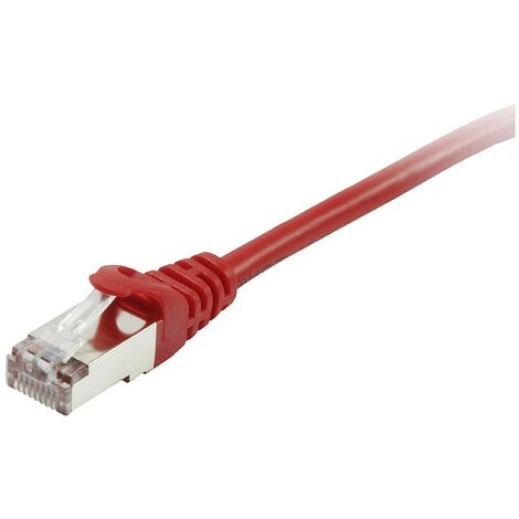 Equip 605520 RJ45 Câble réseau, câble patch CAT 6 S/FTP 1.00 m rouge contacts dorés 1 pc(s) X916652
