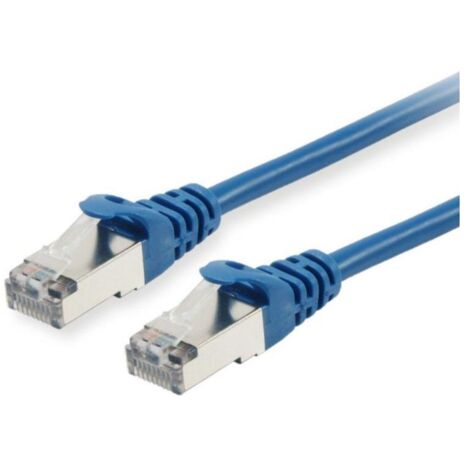 Equip 605538 RJ45 Câble réseau, câble patch CAT 6 S/FTP 15.00 m bleu contacts dorés 1 pc(s)