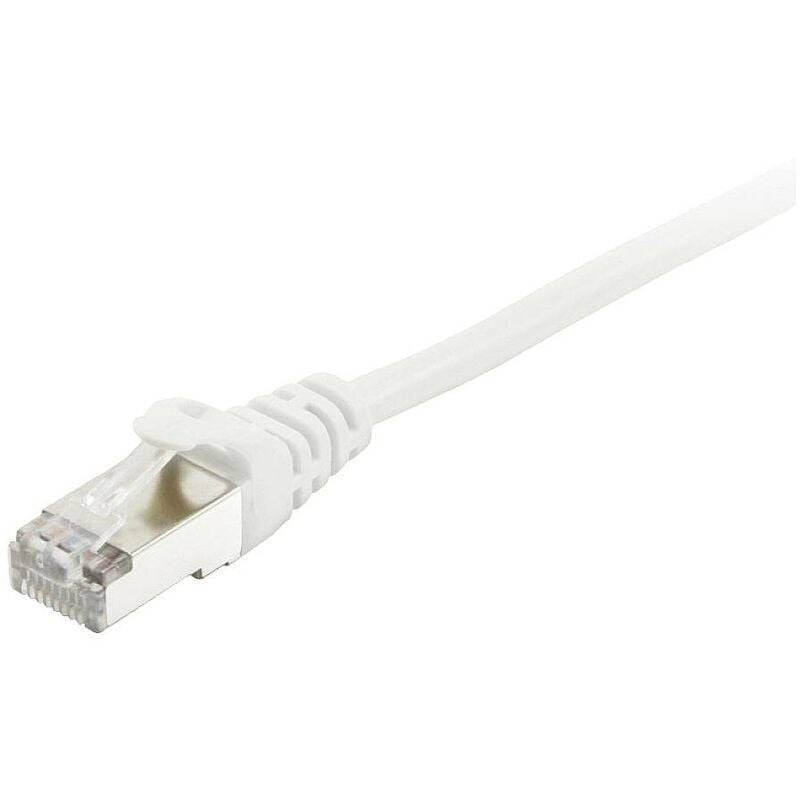 Equip - 605540 RJ45 Câble réseau, câble patch cat 6 s/ftp 40.00 m blanc contacts dorés 1 pc(s) X910702