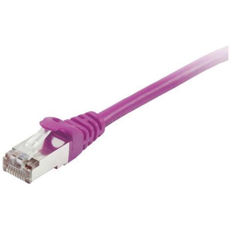 Equip 605558 RJ45 Câble réseau, câble patch CAT 6 S/FTP 15 m violet contacts dorés 1 pc(s)