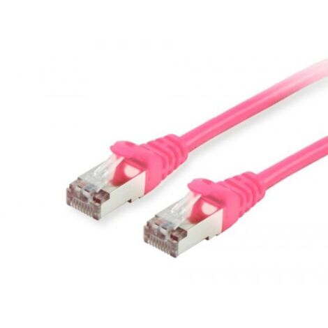 Equip  605589 RJ45 Cavo di rete, cavo patch CAT 6 S/FTP 20.00 m Rosa contatti connettore dorati 1 pz.